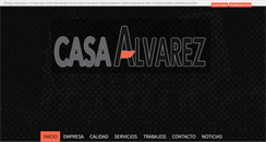Desktop Screenshot of casaalvarezsa.com